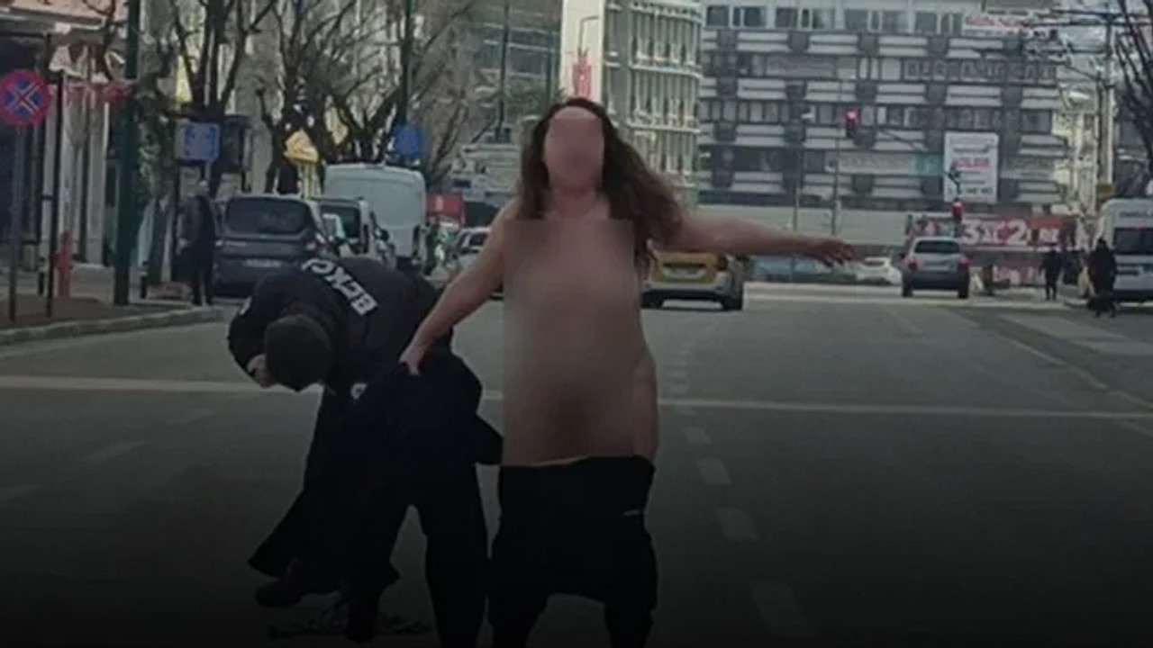 bursa da soke eden goruntu sokak