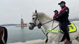 İstanbul'da atlı birlikler sahaya indi
