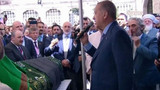 Erdoğan Mahmut Ustaosmanoğlu'nun cenazesinde konuştu