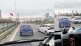 İstanbul'da trafiğin ambulans umursamaz magandası kamerada