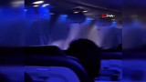 Yolcu uçağında korku dolu anlar: Uçağın gövdesi parçalandı!
