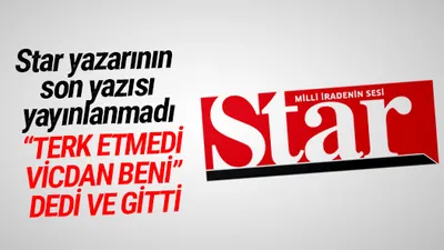 Star'da ayrılık ! Son yazısı yayınlanmadı