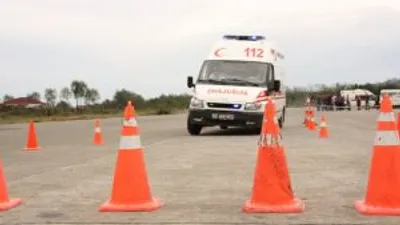 Ambulansı Sertifika İçin Sürdüler