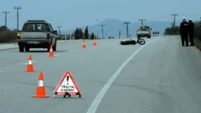 Motosikletten Düşen Yaşlı Adam Öldü