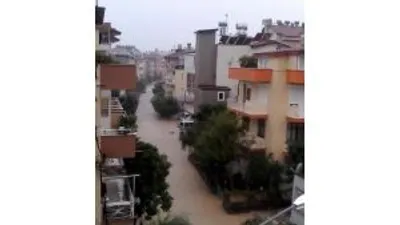Manavgatta Şiddetli Yağış