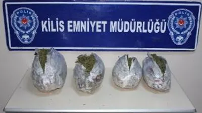 Kilis’te 4 Kilo 452 Gram Esrara 1 Tutuklama