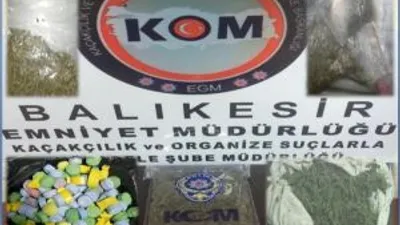 Balıkesirde Uyuşturucu Operasyonu: 4 Tutuklama