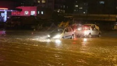 Antalya’da Sağanak Hayatı Olumsuz Etkiledi