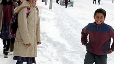 O şehirde okullar tatil !