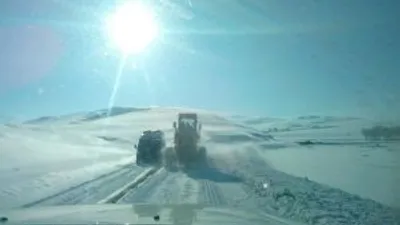 Erzurum’da Kar Ve Tipi Hayatı Felç Etti