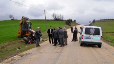 Kastamonuda traktör devrildi: 1 ölü