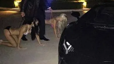Karısı ile sevgilisine tasma taktı !