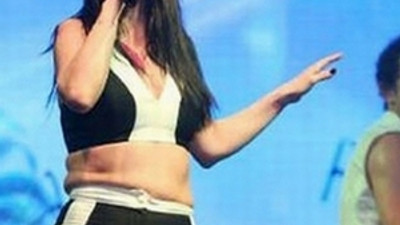 ''Hande'nin o göbeği photoshop''