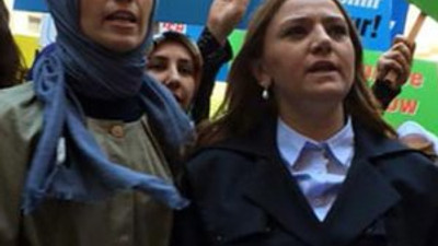 Sümeyye Erdoğan protesto eyleminde