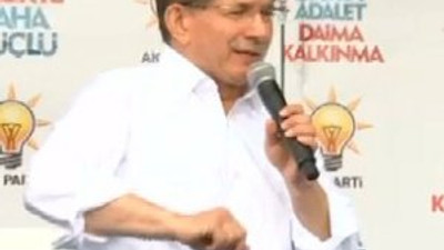 Davutoğlu son mitingini memleketinde yaptı