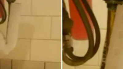Tuvalete yerleştirilen kamerayı o buldu !