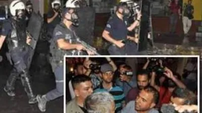 Polis amiri böyle seslendi: Dağıt oğlum dağıt !