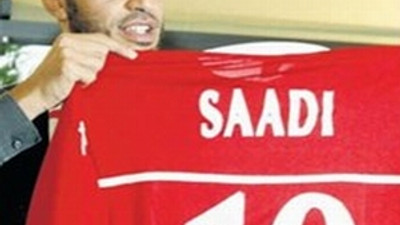 Playboy Kaddafi'ye gardiyan dayağı