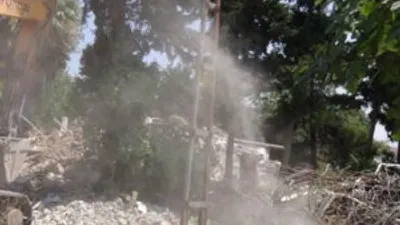 Bakan Müezzinoğlu'nun villası yıkıldı