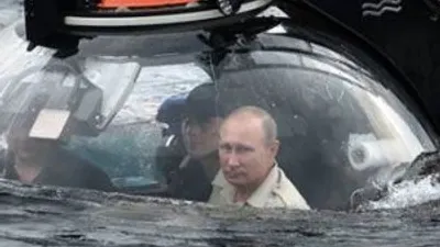 Putin Bizans gemisi için suya daldı