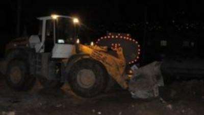 İş makinelerine el mi konuldu ?