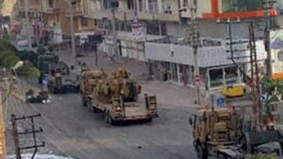O ilçeye tanklar girdi !