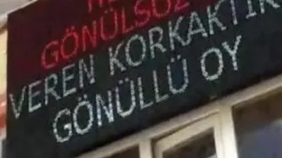 AK Partili başkan'dan ilginç tabela