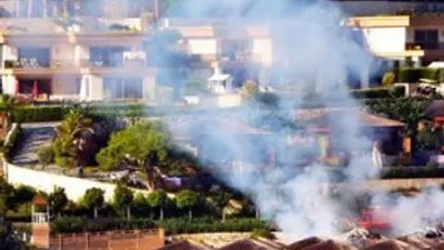 Bodrum'daki otelde yangın