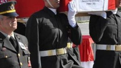 Şehit Binbaşıya uğurlama töreni