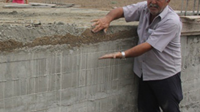 Sahte beton da yaptılar !