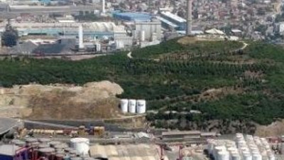 O ilçedeki tek yeşil alana göz diktiler !