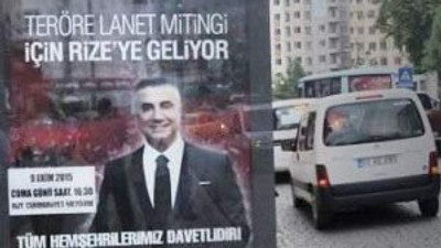 Rize'de teröre lanet mitingi !