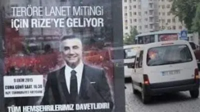 Rize'de teröre lanet mitingi !