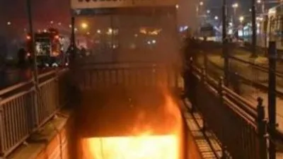 TOPKAPI YERALTI ÇARŞISI'NDA YANGIN !