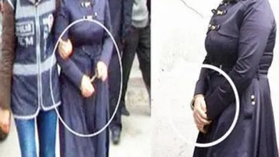 Tesettürlü bayanlara kelepçeli gözaltı !