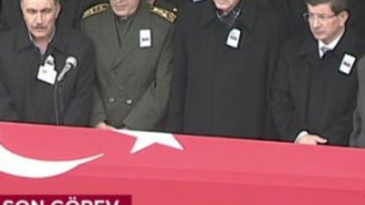 Şehit astsubaya son görev
