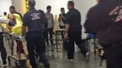 Bıçaklı saldırı sanat sanıldı