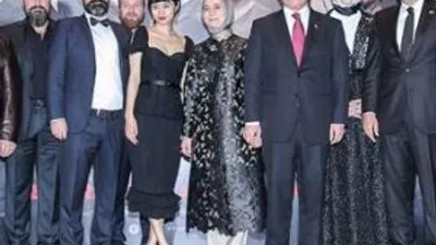 Davutoğlu ''Ertuğrul 1980'' filminin galasına...