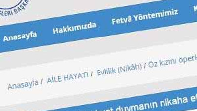 Diyanet'e skandal soru ! Yayından kaldırıldı..
