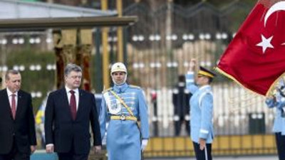 Ukrayna Devlet Başkanı Poroşenko Ankara’da