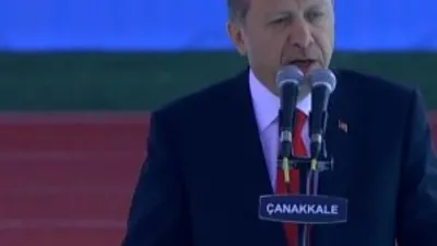 Erdoğan, Çanakkale şehitleri töreninde köprü müjdesi verdi !