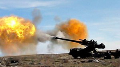 IŞİD militanları Obüs toplarıyla vuruldu !