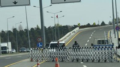 Saray'ın tüm yolları kapatıldı