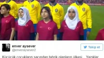 Enver Aysever'in başörtüsü tweet'i olay oldu