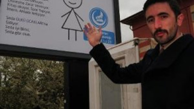 Tokat'ta Ülkü Ocakları'ndan şaşırtan afiş
