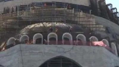Çamlıca Camii'nde eylem