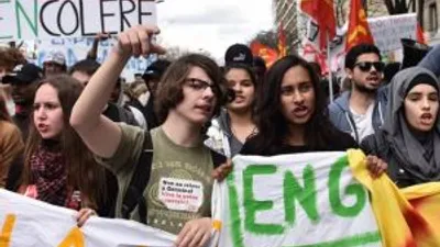 Fransa'da Çalışma Yasa Tasarısı Protestoları