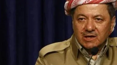 barzani'den Davutoğlu'na teşekkür