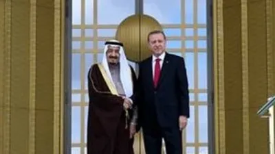 Erdoğan Kral Selman'ı karşıladı