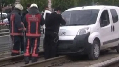 Tramvay hattında çalıntı araç alarmı